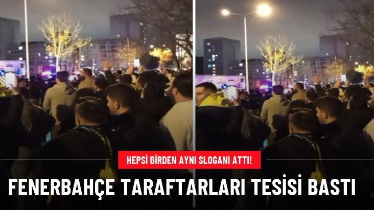 Fenerbahçe taraftarları tesisi bastı